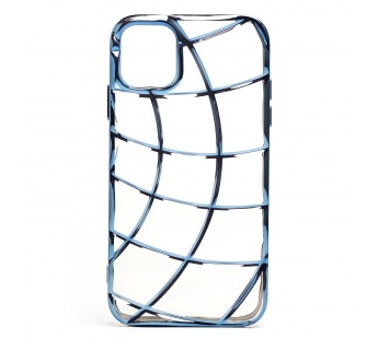 Чехол-накладка - SC340  для "Apple iPhone 11" (transparent/blue) (230441)#2011531