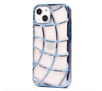 Чехол-накладка - SC340  для "Apple iPhone 13" (transparent/blue) (230401)#2011550
