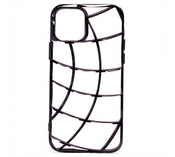Чехол-накладка - SC340 для "Apple iPhone 12" (transparent/black) (230427)#2011540