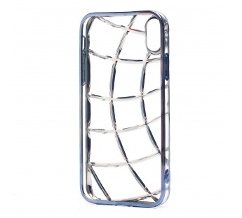 Чехол-накладка - SC340 для "Apple iPhone XR" (transparent/blue) (230436)#2011571