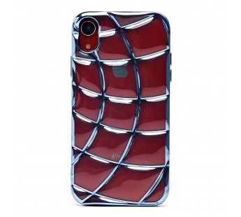 Чехол-накладка - SC340 для "Apple iPhone XR" (transparent/blue) (230436)#2011569