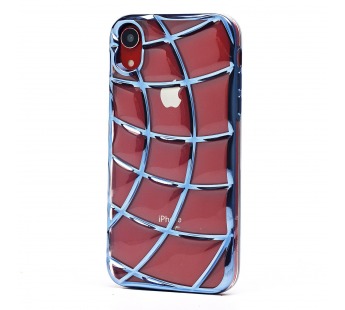 Чехол-накладка - SC340 для "Apple iPhone XR" (transparent/blue) (230436)#2011570