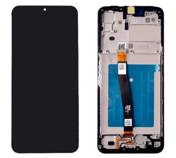 Дисплей для Samsung A226B Galaxy A22s 5G в рамке + тачскрин (черный) 100%#2069906