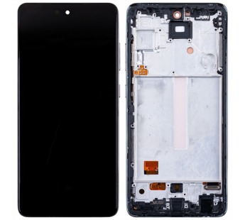 Дисплей для Samsung Galaxy A52/A52 5G/A52s 5G (A525F/A526B/A528B) модуль с рамкой Черный - (OLED) (Small Size)#2081932