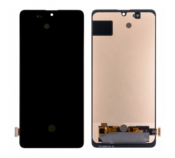 Дисплей для Samsung Galaxy A71 (A715F) в сборе с тачскрином Черный - (OLED) (Small Size)#2082827