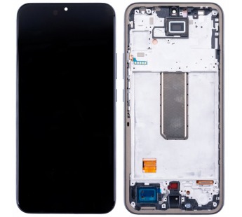 Дисплей для Samsung Galaxy A34 5G (A346B) модуль с рамкой Черный - (OLED) (Small Size)#2080563