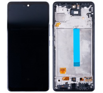 Дисплей для Samsung Galaxy A53 5G (A536B) модуль с рамкой Черный - (OLED) (Small Size)#2081935