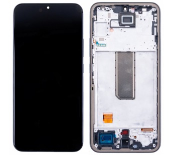 Дисплей для Samsung Galaxy A34 5G (A346B) модуль с рамкой Черный - (OLED) (Small Size)#2080638