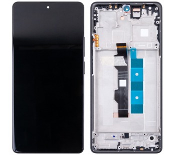 Дисплей для Xiaomi Poco M6 Pro 4G (2312FPCA6G) модуль с рамкой Черный - OR (SP)#2078346