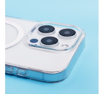 Чехол-накладка PC Clear Case SafeMag для "Apple iPhone 15 Pro" (transparent) (231206)#2110045