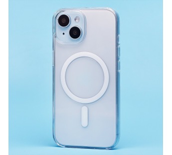 Чехол-накладка PC Clear Case SafeMag для "Apple iPhone 15" (transparent) (231204)#2110041