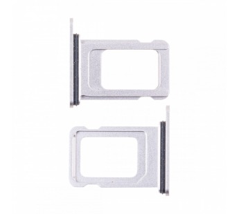 Держатель SIM для iPhone 14/14 Plus (1 Sim) Белый#2042834