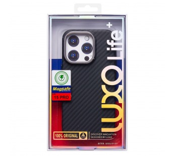 Чехол-накладка Luxo Creative PC для "Apple iPhone 15 Pro" (118) (black) (230946)#2014832