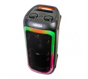 Портативная колонка FUMIKO Modular (Bluetooth/USB/TF/AUX/микрофон/80Вт) светящаяся черная#2011366