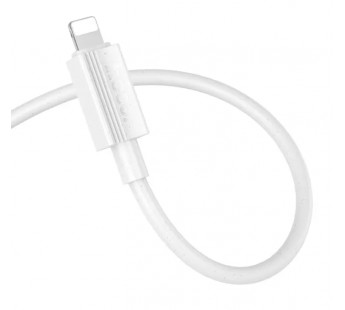 Кабель USB - Lightning Hoco X107 (2.4А) Белый#2012060