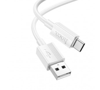 Кабель USB - Type-C Hoco X107 (3A) Белый#2012048