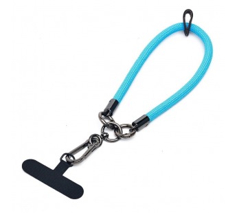 Шнурок - на руку текстильный с карабином (blue) (231964)#2024646