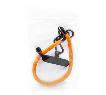 Шнурок - на руку текстильный с карабином (orange) (231965)#2013406