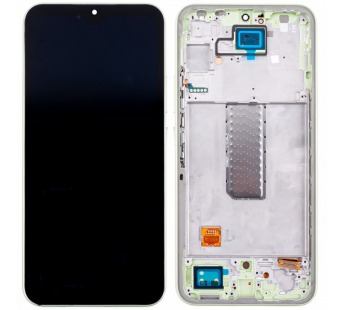 Дисплей для Samsung Galaxy A34 5G (A346B) модуль с рамкой Зеленый - (OLED) (Small Size)#2080574