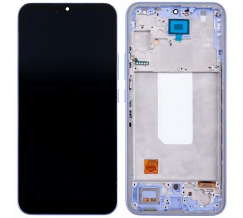 Дисплей для Samsung Galaxy A34 5G (A346B) модуль с рамкой Фиолетовый - (OLED) (Small Size)#2080576
