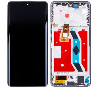 Дисплей для Huawei Honor X9a 5G/X40/Magic 5 Lite (RMO-NX1) модуль с рамкой Голубой - OR#2079043