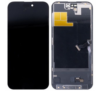 Дисплей для iPhone 14 Pro Max (A2895) в сборе с тачскрином Черный - (Soft OLED, Full HD, 120 Гц) (площадка под IC)#2083118