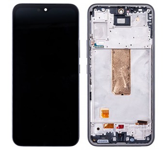 Дисплей для Samsung Galaxy A54 5G (A546E) модуль с рамкой Черный - (OLED) (Small Size)#2015103