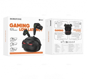 Беспроводные Bluetooth-наушники BOROFONE BW57 Gaming (черный)#2012731