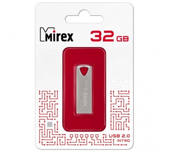 USB карта памяти 32ГБ Mirex Intro (13600-FMULBK16)#2042814