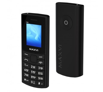 Мобильный телефон MAXVI C40 Black (1,77"/0,3МП/600mAh)#2013012