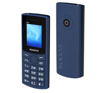 Мобильный телефон MAXVI C40 Blue (1,77"/0,3МП/600mAh)#2013013