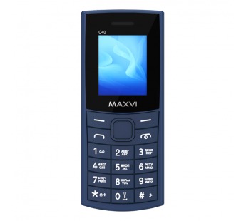 Мобильный телефон MAXVI C40 Blue (1,77"/0,3МП/600mAh)#2013523