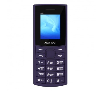 Мобильный телефон MAXVI C40 Purple (1,77"/0,3МП/600mAh)#2012966