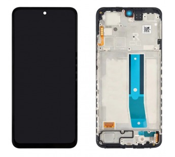Дисплей для Xiaomi Redmi Note 12S в рамке + тачскрин (черный) 100%#2135333