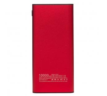 Внешний аккумулятор SKYDOLPHIN SP30 (повр. уп) 10000mAh Micro/Type-C/USB*2 (red)(233890)#2014380