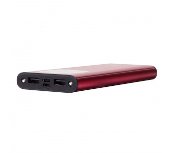 Внешний аккумулятор SKYDOLPHIN SP30 (повр. уп) 10000mAh Micro/Type-C/USB*2 (red)(233890)#2014379