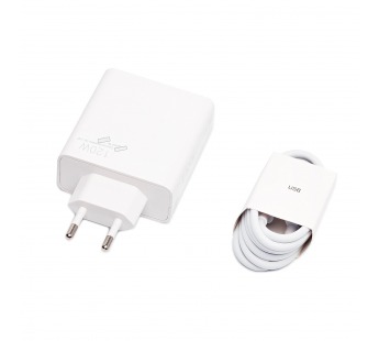 Адаптер Сетевой с кабелем - [BHR6034EU] (повр. уп.) USB 120W (USB/Type-C) (A) (white) (233894)#2014494