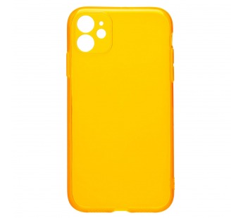 Чехол-накладка - SC344 для "Apple iPhone 11" (transparent/orange) (232062)#2019087