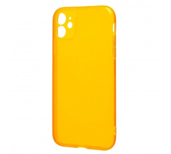 Чехол-накладка - SC344 для "Apple iPhone 11" (transparent/orange) (232062)#2019088