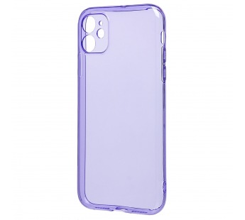 Чехол-накладка - SC344 для "Apple iPhone 11" (transparent/violet) (232064)#2019113