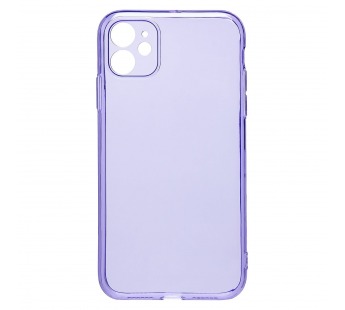 Чехол-накладка - SC344 для "Apple iPhone 11" (transparent/violet) (232064)#2019112