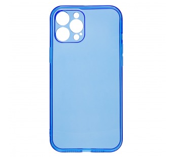 Чехол-накладка - SC344 для "Apple iPhone 12 Pro Max" (transparent/blue) (232050)#2019108