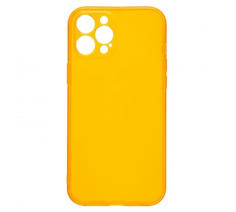 Чехол-накладка - SC344 для "Apple iPhone 12 Pro Max" (transparent/orange) (232047)#2019122