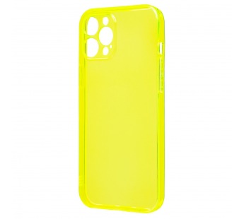 Чехол-накладка - SC344 для "Apple iPhone 12 Pro Max" (transparent/yellow) (232046)#2019117