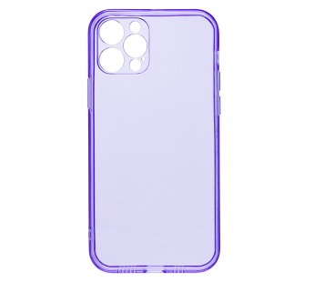 Чехол-накладка - SC344 для "Apple iPhone 12 Pro" (transparent/violet) (232054)#2019569