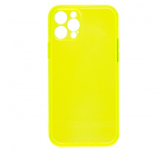 Чехол-накладка - SC344 для "Apple iPhone 12 Pro" (transparent/yellow) (232051)#2019572