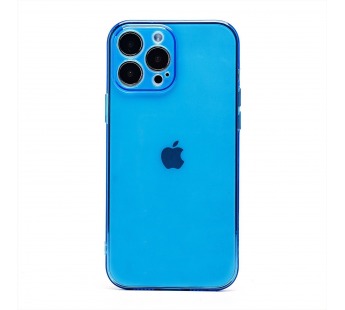 Чехол-накладка - SC344 для "Apple iPhone 13 Pro Max" (transparent/blue) (232035)#2016807