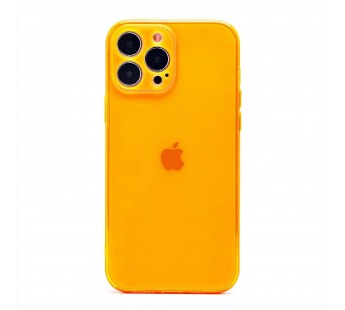 Чехол-накладка - SC344 для "Apple iPhone 13 Pro Max" (transparent/orange) (232032)#2016805