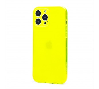 Чехол-накладка - SC344 для "Apple iPhone 13 Pro Max" (transparent/yellow) (232031)#2019578