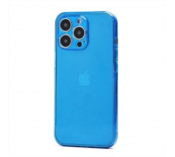 Чехол-накладка - SC344 для "Apple iPhone 13 Pro" (transparent/blue) (232040)#2019580